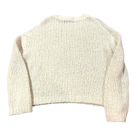 Vince Merino Wool Nubby Knit Sweater in Milk Sz L - Picture 6 of 10